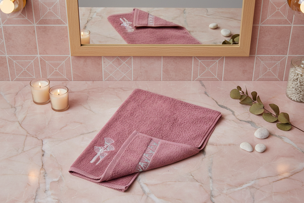 Luxury Egyptian Cotton Towel, Sesen Embroidery, Plush 700GSM Oversized 31X20 inch