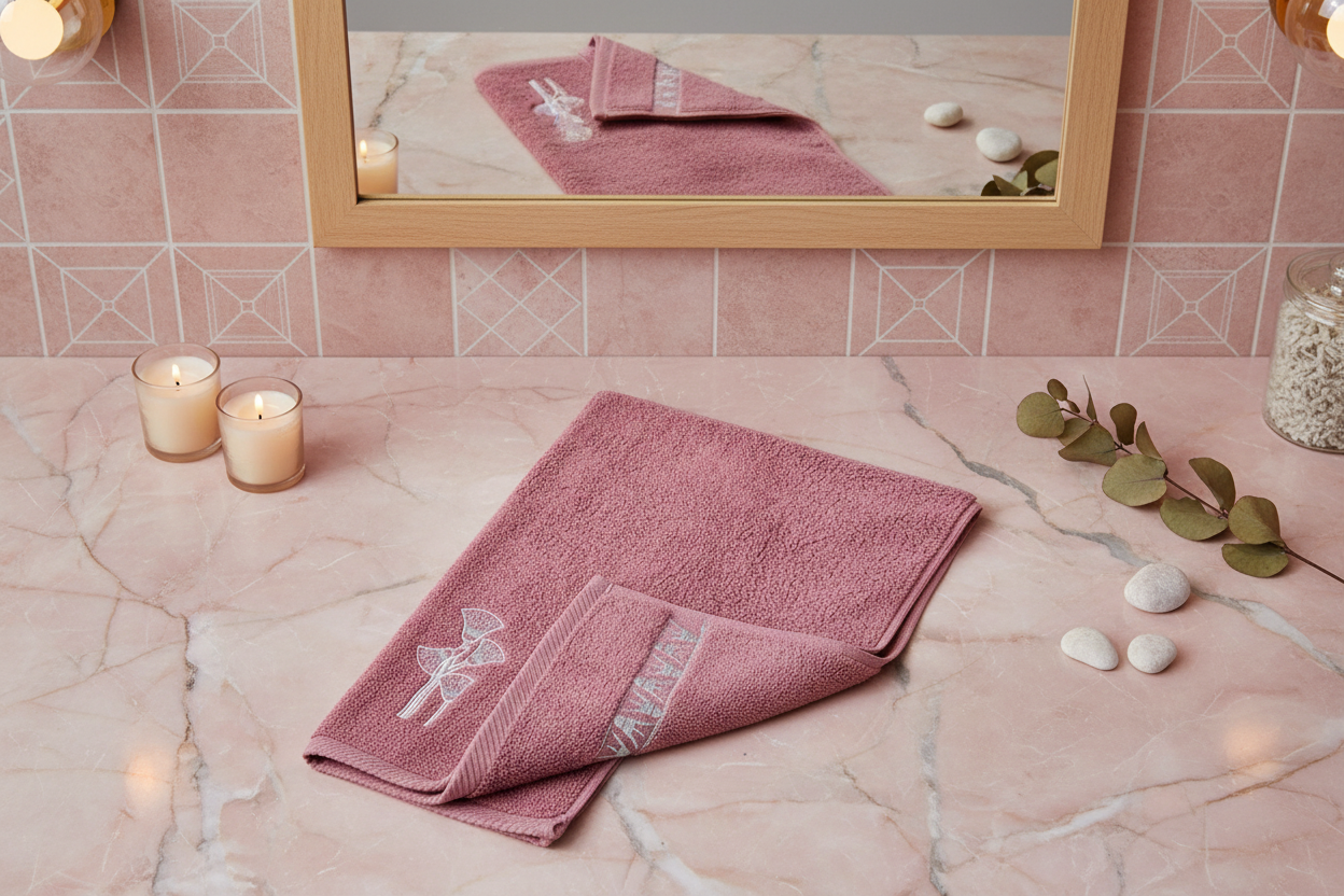 Luxury Egyptian Cotton Towel, Sesen Embroidery, Plush 700GSM Oversized 31X20 inch