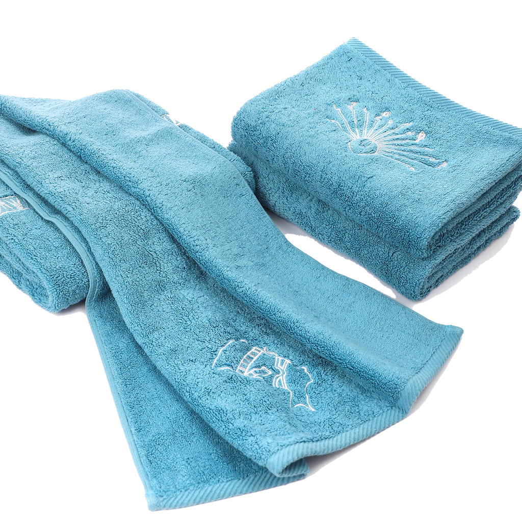 Set of 4 Luxury Egyptian Cotton Towels, Nile Collection, Plush 700GSM Oversized 31X20 inch