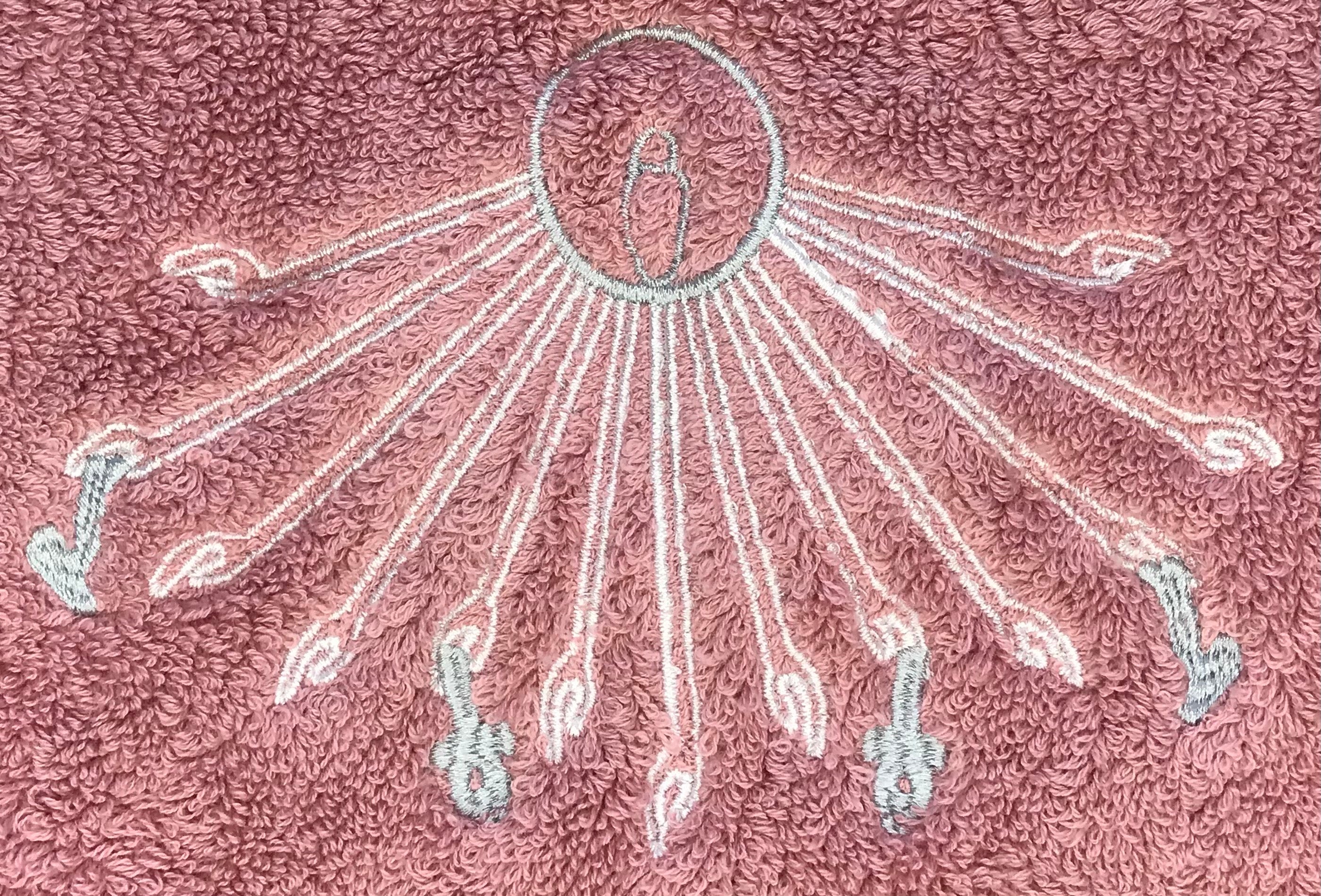 Luxury Egyptian Cotton Towel, Aten Embroidery, Plush 700GSM Oversized 31X20 inch