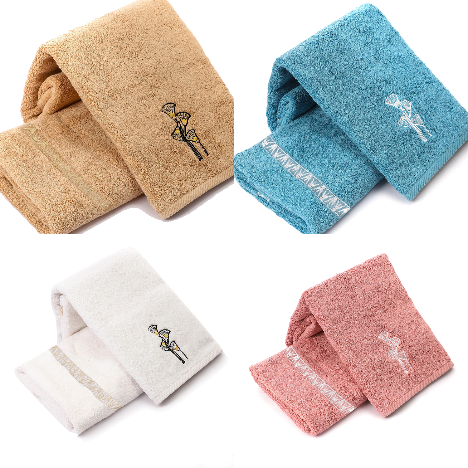 Luxury Egyptian Cotton Towel, Sesen Embroidery, Plush 700GSM Oversized 31X20 inch