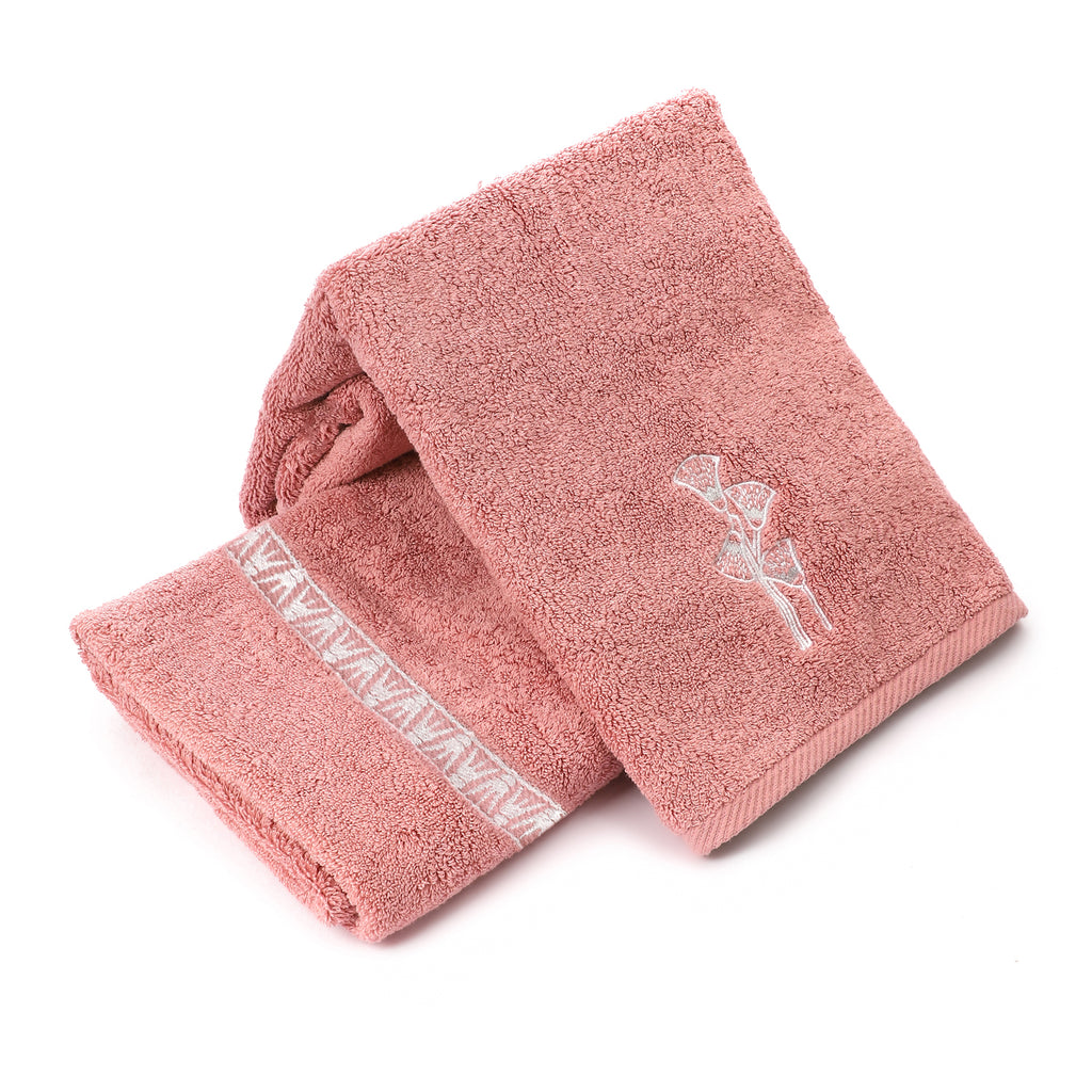 Luxury Egyptian Cotton Towel, Nile Goddess Sesen Embroidery, 600GSM, 31X20 inch - Nileloom 
