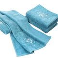 Set of 4 Luxury Egyptian Cotton Towels, Nile Goddesses Collection, 600GSM, 31X20 inch - Nileloom 
