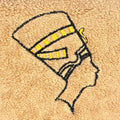 Luxury Egyptian Cotton Towel, Nefertiti Embroidery, Plush 700GSM Oversized 31X20 inch