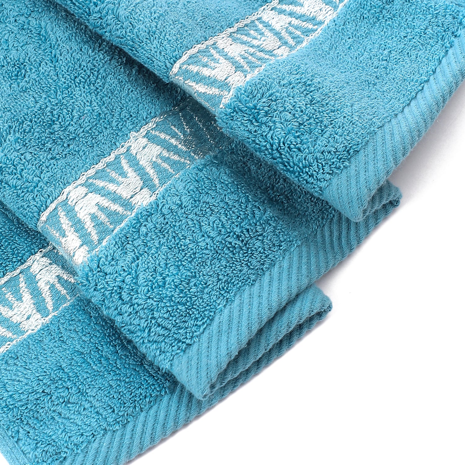 Great Nile Collection Embroidered Towel - Bastet, 100% Cotton, 700 GSM Luxury, Microwave Spa-Ready, Double-Stitched, Eco-Friendly, Ultra-soft, 31X20 inches