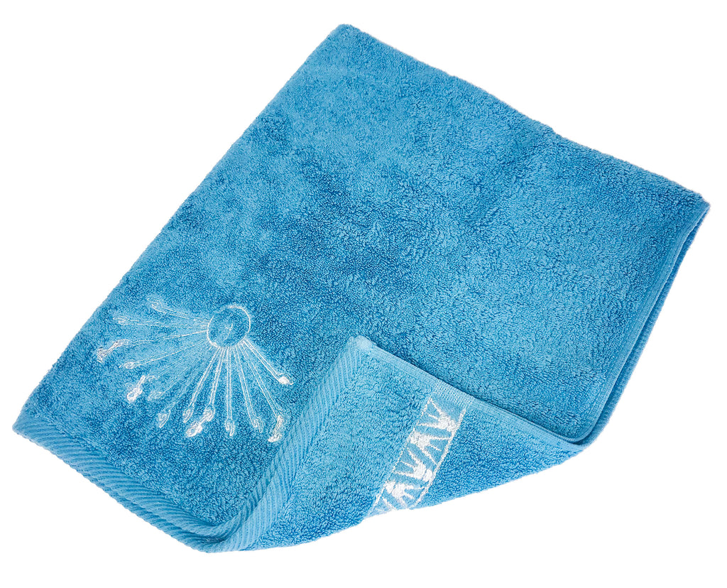 Luxury Egyptian Cotton Towel, Aten Embroidery, Plush 700GSM Oversized 31X20 inch